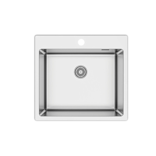 Metalac set sudoper Ideal 500 B + česma Lara + sifon gratis / inox boja