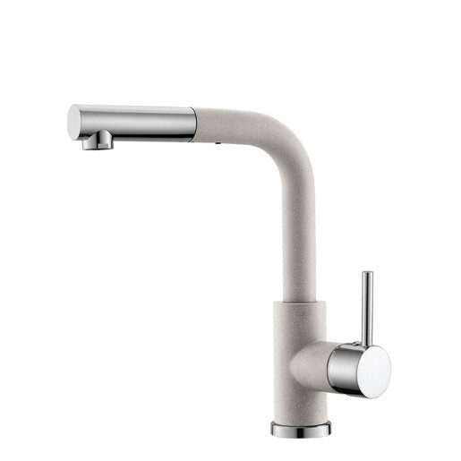 Metalac set sudoper xQuadro Plus + česma Lux + gratis sifon / bež boja