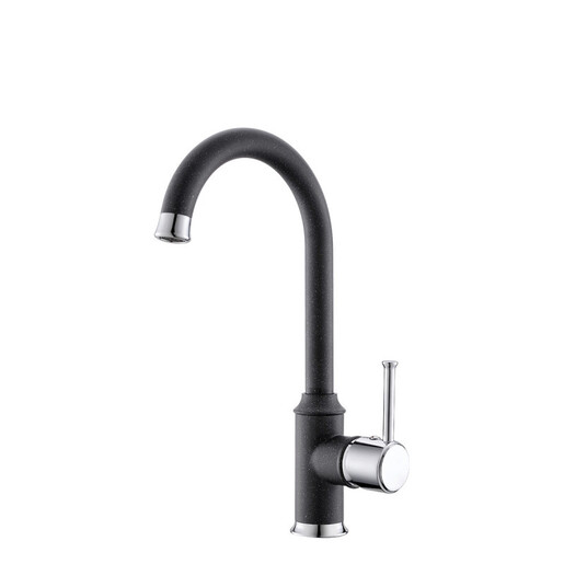 Metalac set sudoper xQuadro 60 + česma Arc N + sifon gratis / crna boja