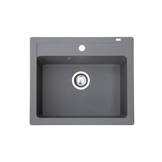 Metalac set sudoper xQuadro 60+ česma Arc N + sifon gratis / grafit siva boja