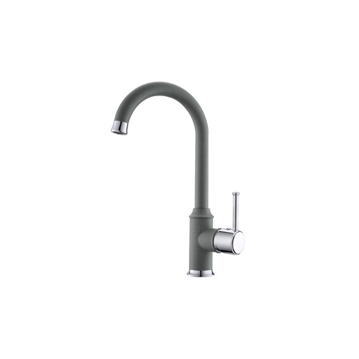 Metalac set sudoper xQuadro 60+ česma Arc N + sifon gratis / grafit siva boja