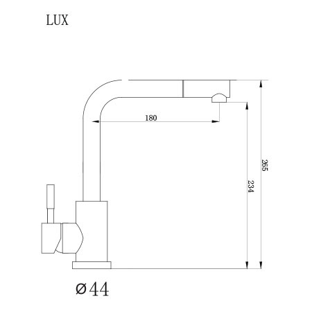 Metalac set sudoper xQuadro Plus + česma Lux + gratis sifon / crna boja