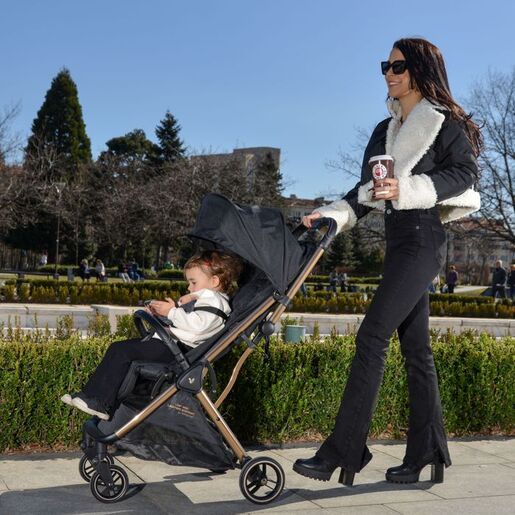 CANGAROO dječija kolica Easy fold, Black