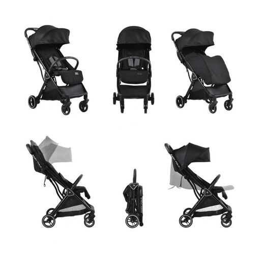 CANGAROO dječija kolica Easy fold, Black