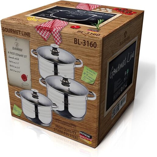 Berlinger Haus set lonci i poklopci Jumbo Gourmet Line (BL/3160)