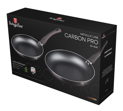 Berlinger Haus set tave 2 komada Metallic Line Carbon Pro Edition (BH8281)