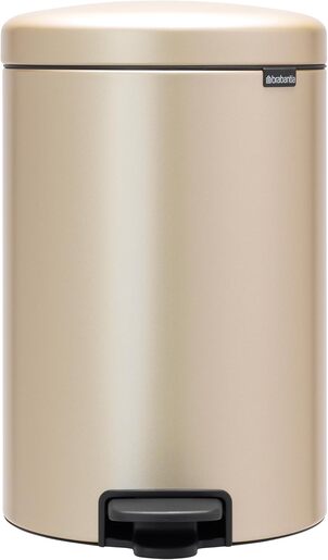 Brabantia Newicon Pedal kanta za smeće 20l, champagne 304460