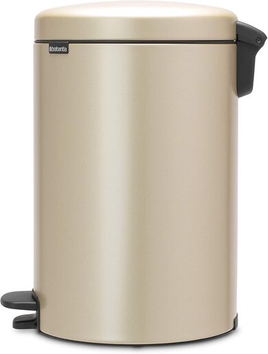 Brabantia Newicon Pedal kanta za smeće 20l, champagne 304460