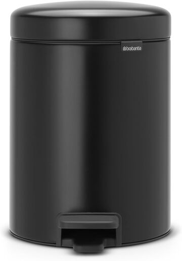 Brabantia Newicon Pedal kanta za smeće 5l, mat crna 112928