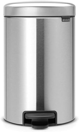 Brabantia Newicon Pedal kanta za smeće 12l, mat inox 113604
