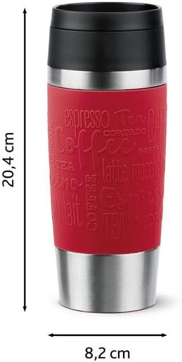 TEFAL putna čaša crvena 0.36l N2020410