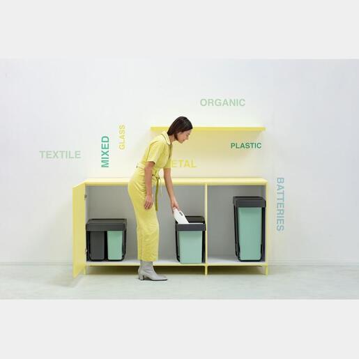 Brabantia kante za sortiranje otpada 2*15l 232503