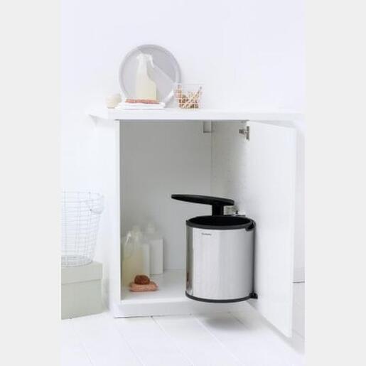 Brabantia ugradbena kanta za smeće 15l 418181 brillant steel