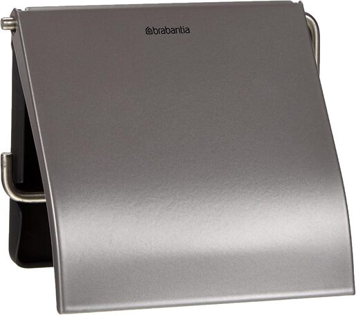 Brabantia ReNew držač toalet papira s poklopcem, platinum 477300
