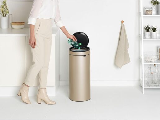Brabantia kanta za smeće 30l New Touch, zlatna 304507