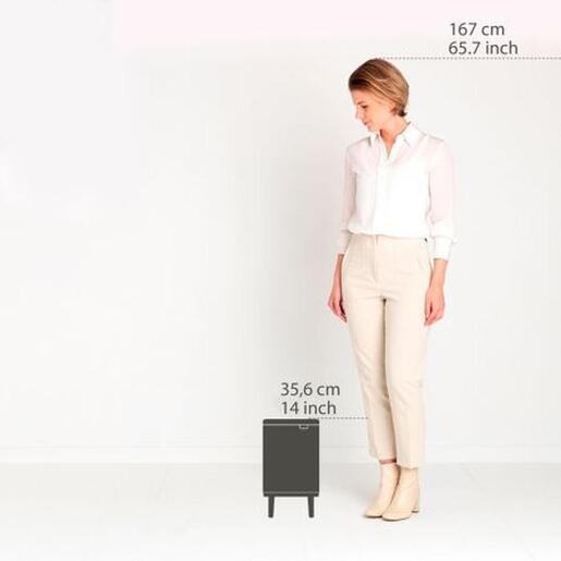 Brabantia kanta za smeće BO HI 4L, platinum 227127