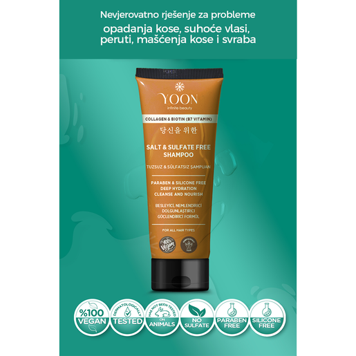 YOON Šampon bez sulfata i soli 250ml