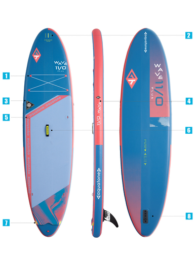 SUP DASKA AQUATONE WAVE PLUS 11'0'' 2024