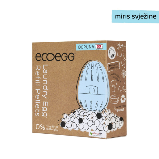 ECOEGG 2u1 dopuna za deterdžent i omekšivač za veš, Miris svježine-50 pranja