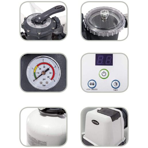 Intex pješčana pumpa za bazen XTR 9,75 m3/h – 26648