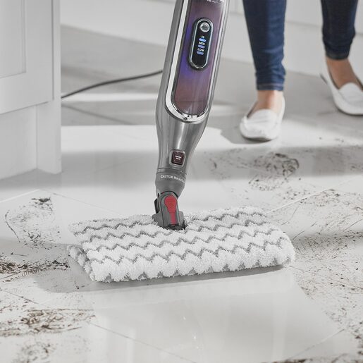 Shark parni čistač S6003EU Klik n’ Flip, kapacitet 0.35 L, 1200 W, inteligentna kontrola pare, za tvrde podove