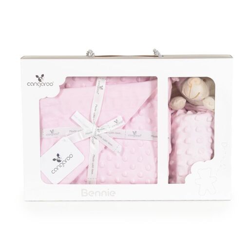 CANGAROO dekica za bebe Bennie, Roza