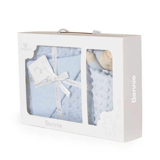 CANGAROO dekica za bebe Bennie, Plava