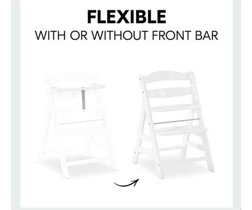 Hauck hranilica Alpha+ bijelo drvo