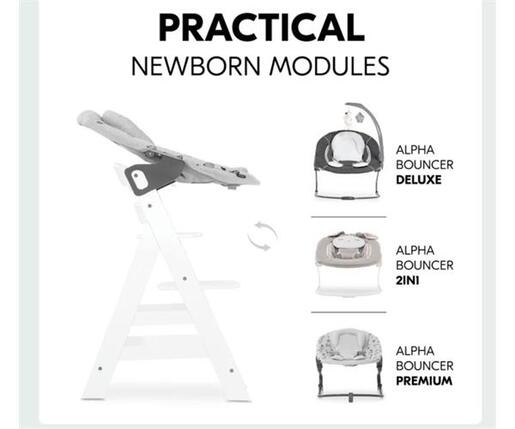 Hauck hranilica Alpha+ bijelo drvo