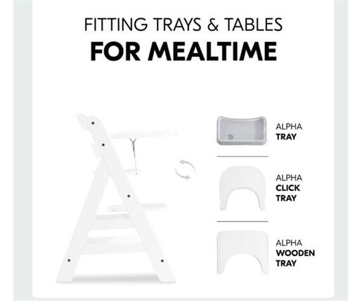 Hauck hranilica Alpha+ bijelo drvo