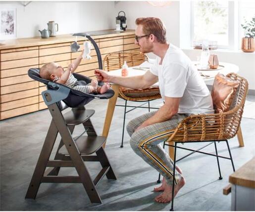 Hauck Alpha ležaljka 2 u 1, Melange Grey