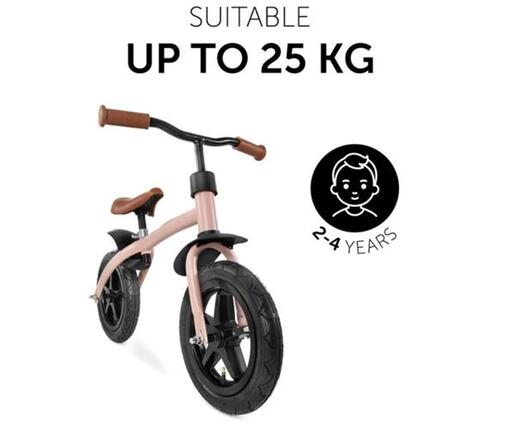 Hauck bicikl bez pedala E Z Rider 12 Matt Rose