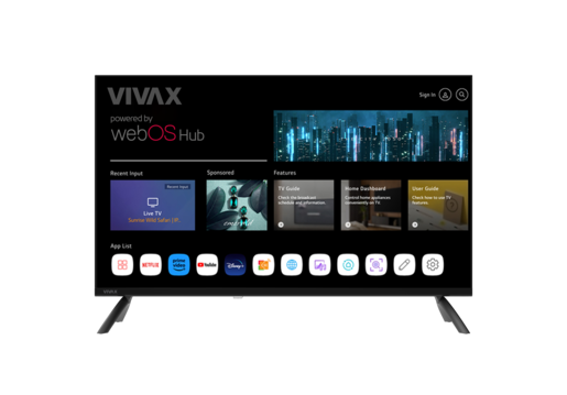 VIVAX IMAGO LED televizor LED TV-32LE110WO_reg, HD Ready, WebOS, Smart TV, Quad Core CPU, HDR10, Crni