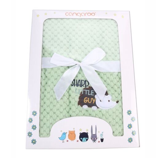 CANGAROO dekica za bebe Freya, Green