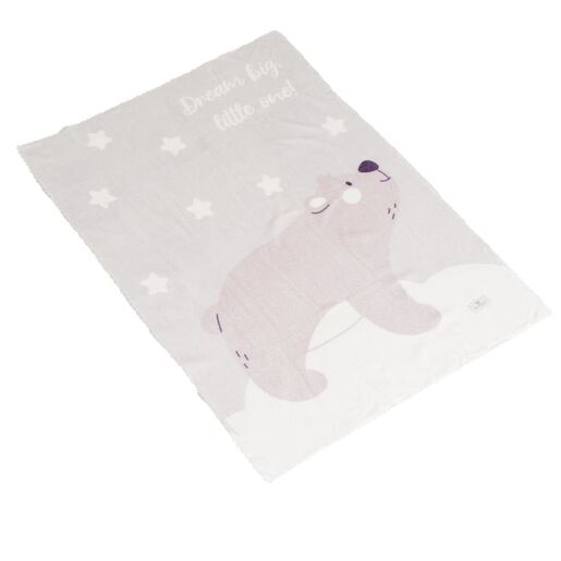 CANGAROO dekica za bebe Dreamy bear, Grey