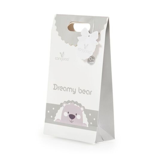 CANGAROO dekica za bebe Dreamy bear, Grey