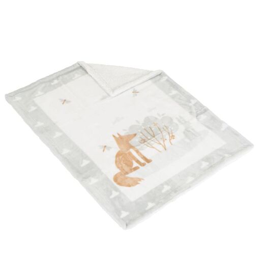 CANGAROO dekica za bebe Little friends, Siva