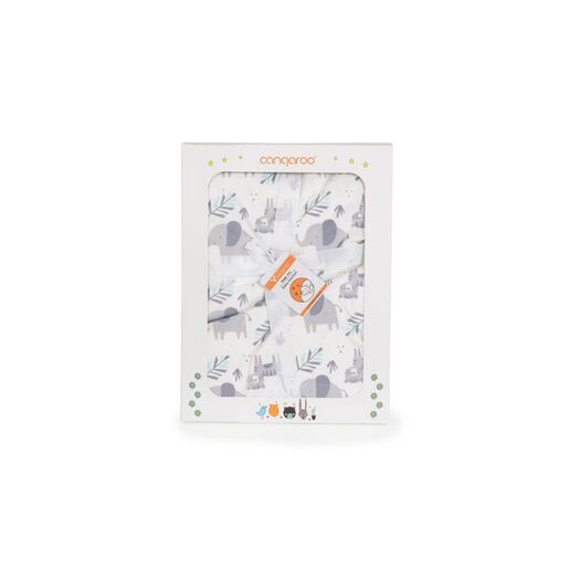 CANGAROO dekica za bebe Shaggy, Siva