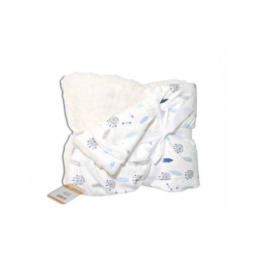 CANGAROO dekica za bebe Shaggy, Blue