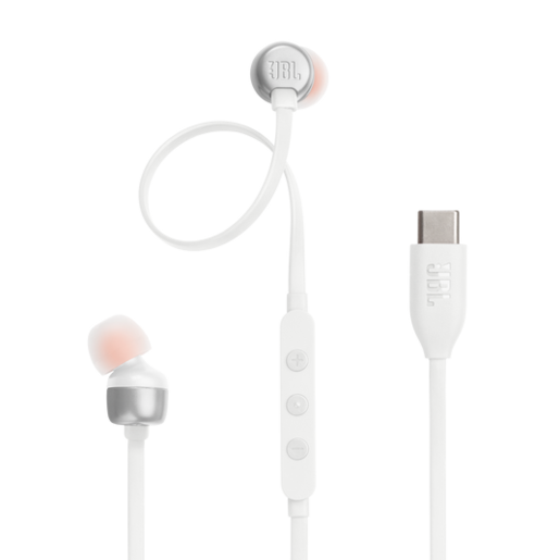 Slušalice JBL T310C USB-C bijela