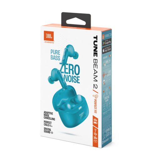 Slušalice bluetooth potpuno bežične JBL Tune BEAM 2 plave