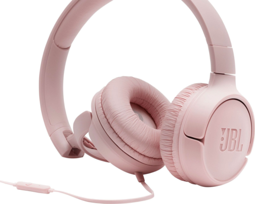 Slušalice JBL T500 roze