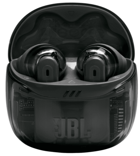 Slušalice bluetooth potpuno bežične JBL TUNE FLEX 2 prozirno crne