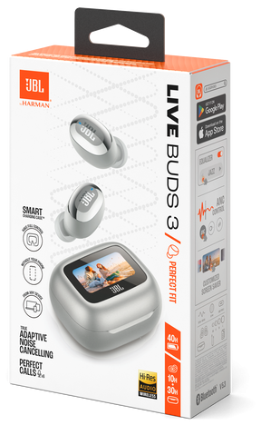 Slušalice bluetooth potpuno bežične JBL LIVE BUDS 3 ljubičaste