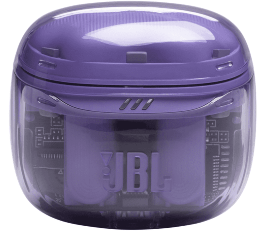 Slušalice bluetooth potpuno bežične JBL TUNE FLEX 2 prozirno ljubičaste