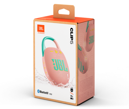 Zvučnik prijenosni bluetooth JBL CLIP 5 rozi