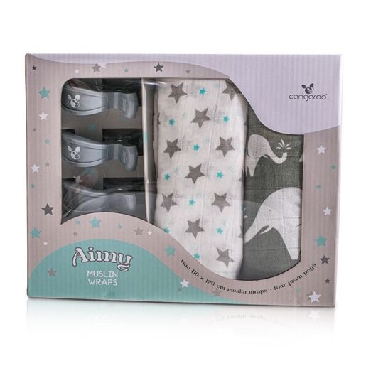 CANGAROO set muslin pokrivača