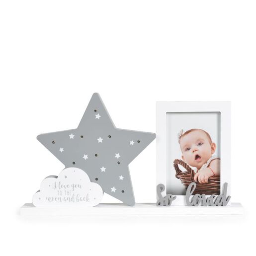 CANGAROO drveni okvir za sliku sa noćnim svjetlom