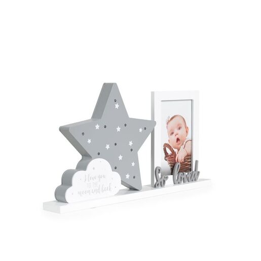 CANGAROO drveni okvir za sliku sa noćnim svjetlom