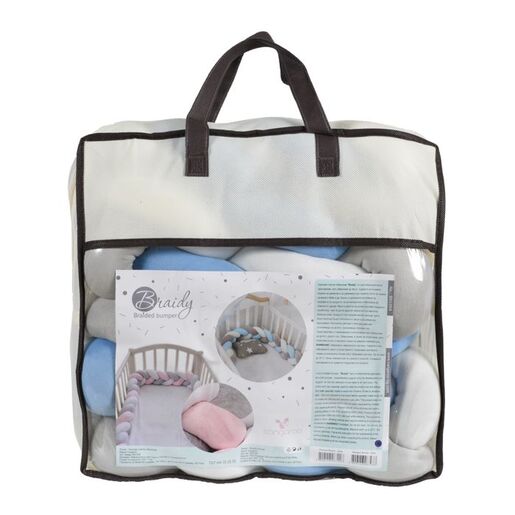 CANGAROO pletenica za krevetac Braidy, Blue